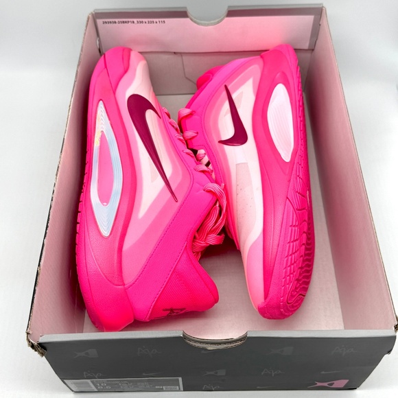Nike A'One Pink Aura Basketball Shoes Sz 10 New Sneaker FZ8605-601 A'ja Wilson - Picture 9 of 11